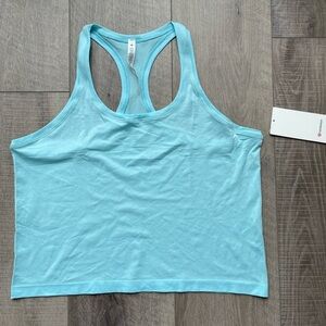 Lululemon Swiftly Tech Racerback 2.0 *Race Length in Icing Blue Size 16
